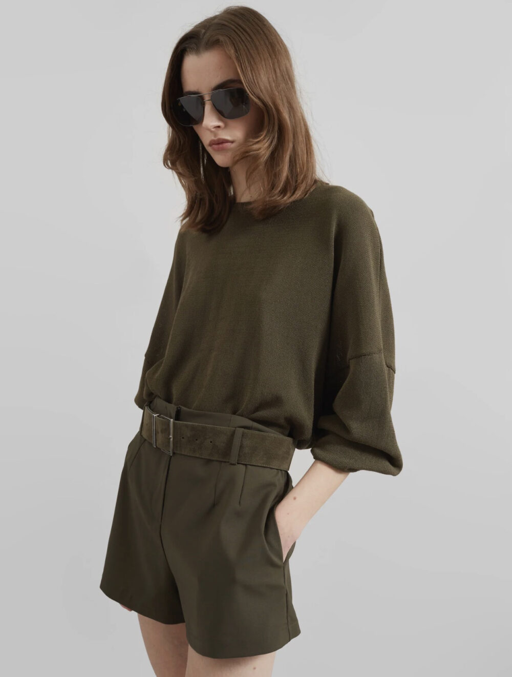 Lise Wool Blend Shorts – Image 5