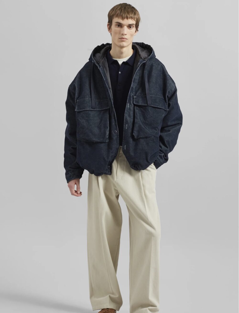 Marfa Pleated Silk Trousers