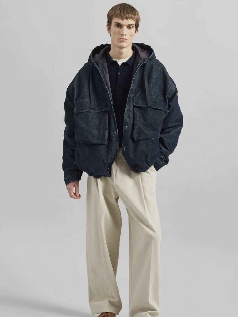 Marfa Pleated Silk Trousers